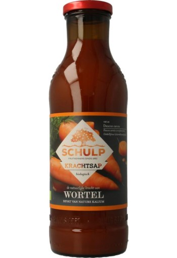 Schulp Krachtsap wortelsap puur bio (750 Milliliter)