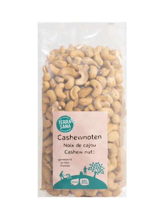 Terrasana Cashewnoten geroosterd zonder zout bio (750 Gram)