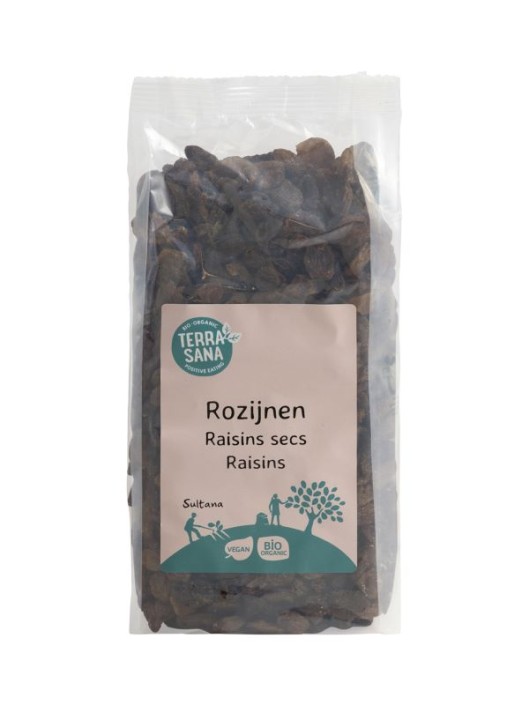 Terrasana RAW rozijnen sultana bio (500 Gram)