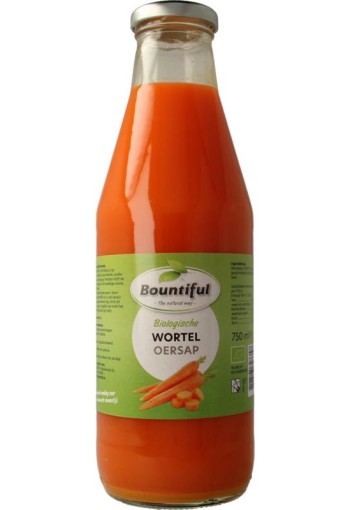 Bountiful Wortel oersap bio (750 Milliliter)