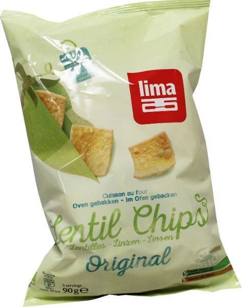 Lima Lentil linzen chips original bio (90 Gram)