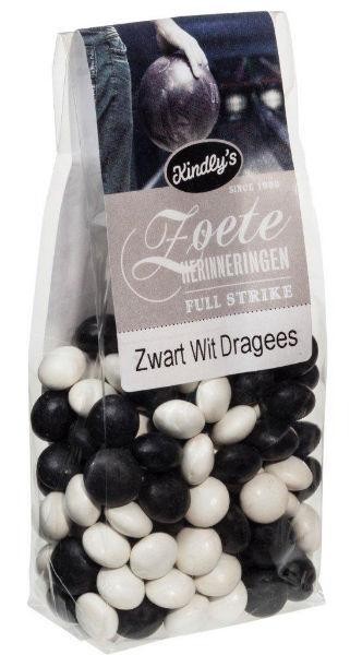 Kindly's Zwart wit dragee zoete herinneringen (170 Gram)