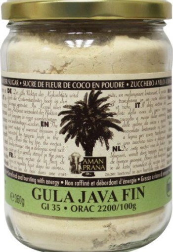 Amanprana Gula java fin bio (360 Gram)