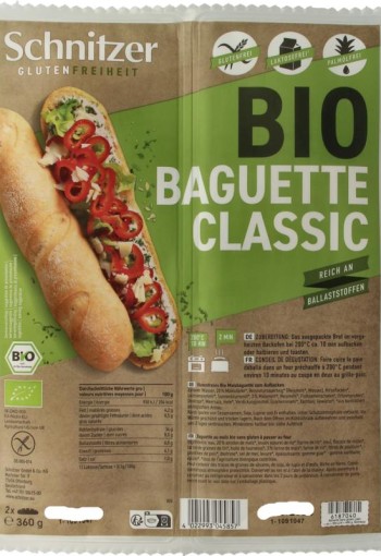 Schnitzer Baguette classic bio (360 Gram)