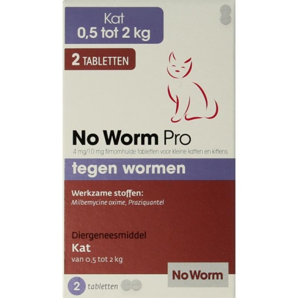 Exil No worm pro kitten (2 Tabletten)