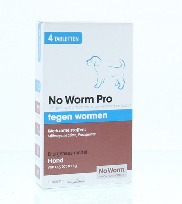 Exil No worm pro hond S (4 Tabletten)