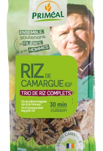 Primeal Rijst camargue trio bio (500 Gram)