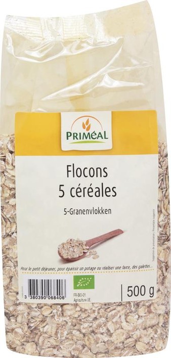 Primeal Cereals 5 flakes bio (500 Gram)