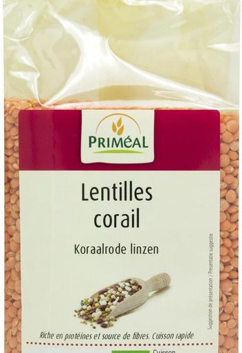 Primeal Linzen rood bio (500 Gram)