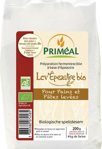 Primeal Zuurdesem speltmeel bio (200 Gram)