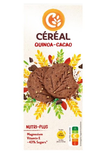 Cereal Koek quinoa cacao (12 Stuks)