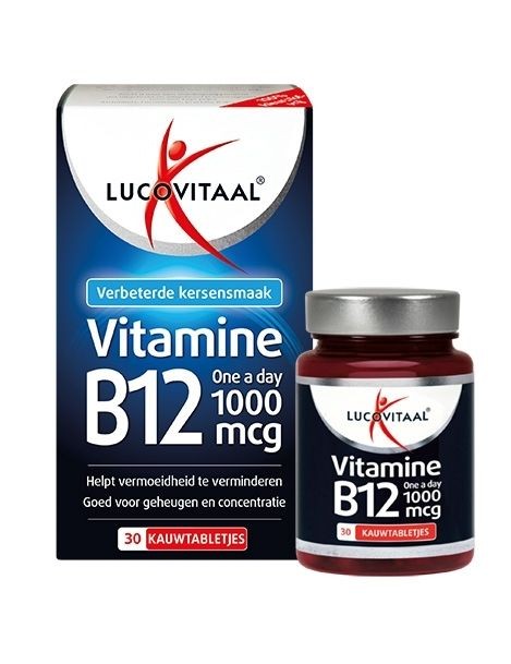 Lucovitaal Vitamine B12 1000mcg (30 Kauwtabletten)