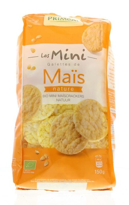 Primeal Mini maiswafels bio (150 Gram)