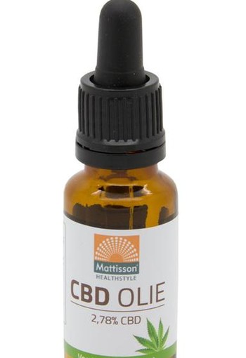 Mattisson CBD olie 2.78% (20 Milliliter)