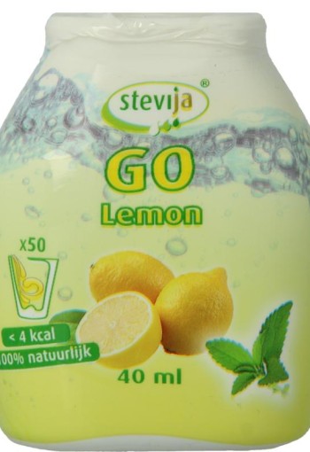 Stevija Stevia limonadesiroop go lemon (40 Milliliter)