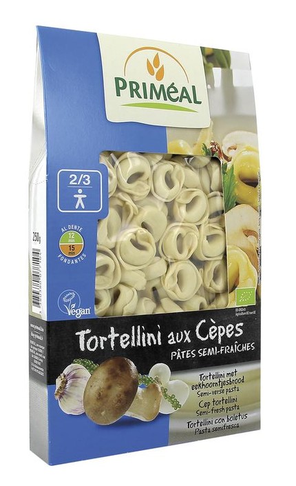 Primeal Tortellini eekhoorntjesbrood bio (250 Gram)