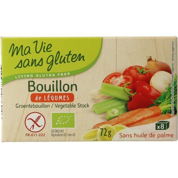 Ma Vie Sans Groentebouillon glutenvrij bio (72 Gram)