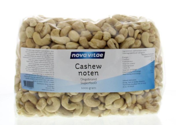 Nova Vitae Cashewnoten ongebrand raw (1 Kilogram)