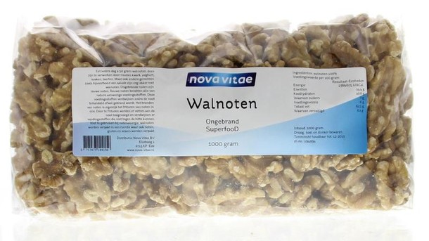 Nova Vitae Walnoten ongebrand raw (1 Kilogram)