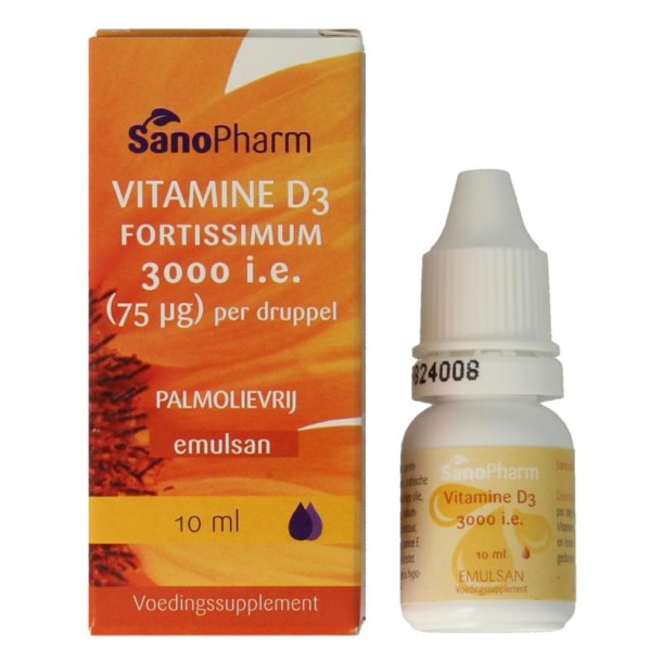 Sanopharm Vitamine D3 fortissimum Emulsan (10 Milliliter)