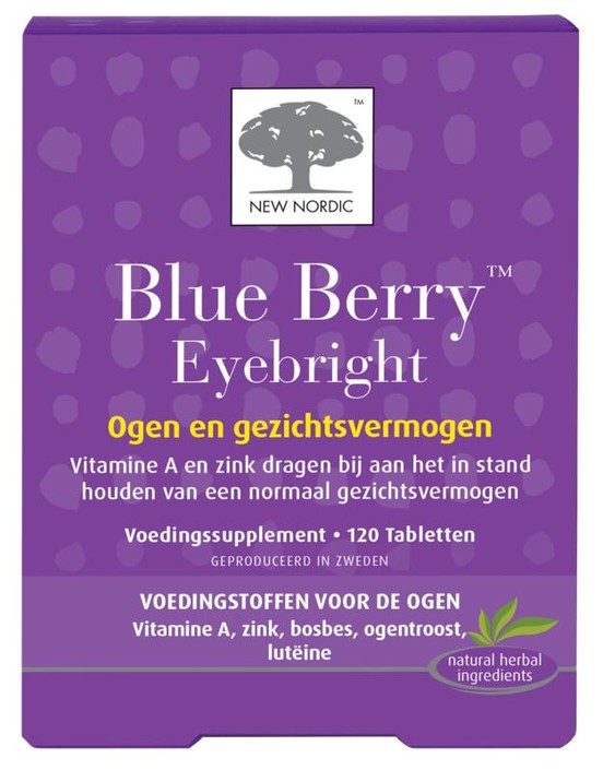 New Nordic Blue berry eyebright (120 Tabletten)