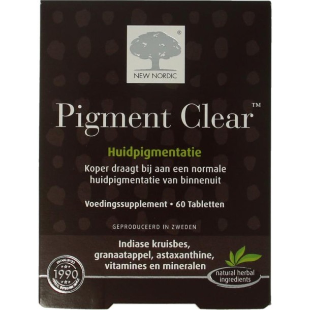 New Nordic Skin care pigment clear (60 Tabletten)