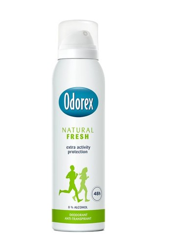 Odorex Natural fresh deodorant spray (150 Milliliter)