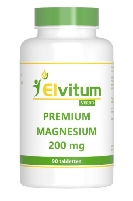 Elvitum Magnesium 200mg premium (90 Tabletten)