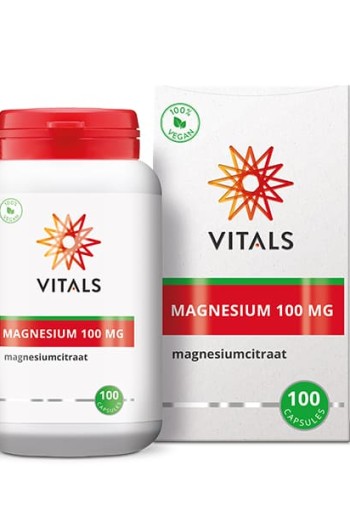 Vitals Magnesiumcitraat 100 mg (100 Capsules)