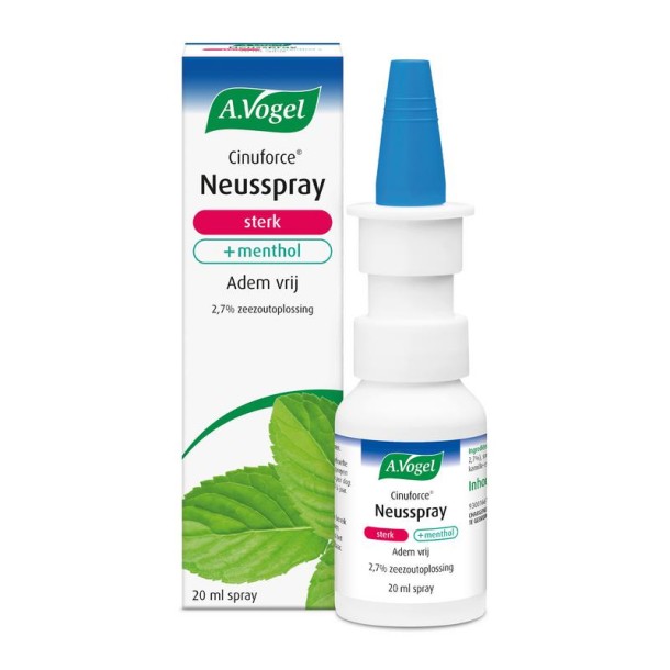 A Vogel Cinuforce neusspray extra sterk + menthol (20 Milliliter)