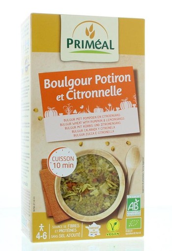 Primeal Bulgur met pompoen en citroengras bio (300 Gram)