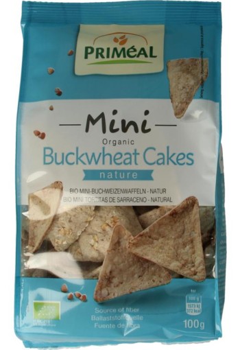 Primeal Mini boekweitcrackers naturel bio (100 Gram)