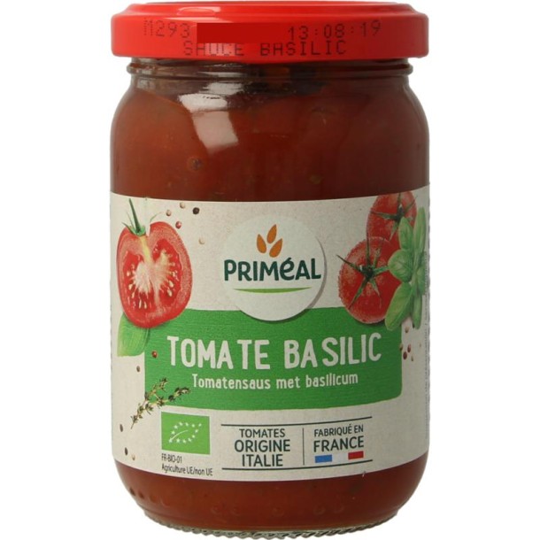 Primeal Pastasaus tomaten basilicum bio (200 Gram)