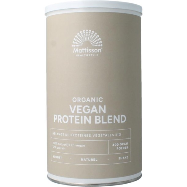 Mattisson Organic vegan protein blend 67% bio (400 Gram)