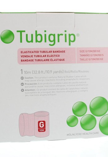 Tubigrip Elastisch buisverband G 10m x 12cm huidkleur (1 Stuks)