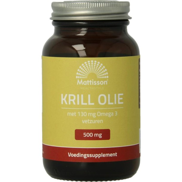 Mattisson Krill olie omega 3 500mg (60 Capsules)