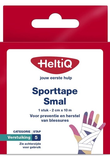 Heltiq Sporttape smal 2cm x 10m (1 Stuks)