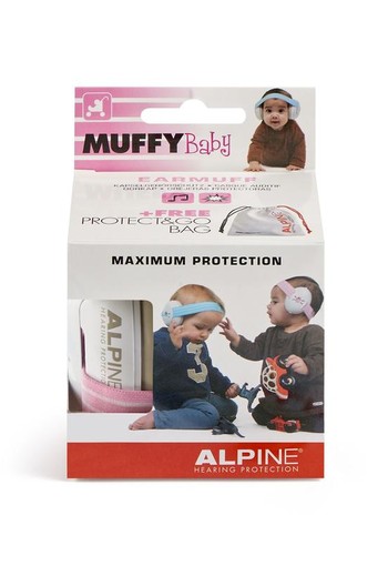 Alpine Muffy baby pink oorkappen (1 Stuks)