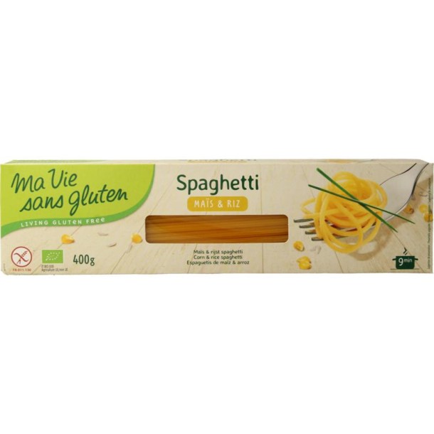 Ma Vie Sans Spaghetti van mais & rijst glutenvrij bio (400 Gram)