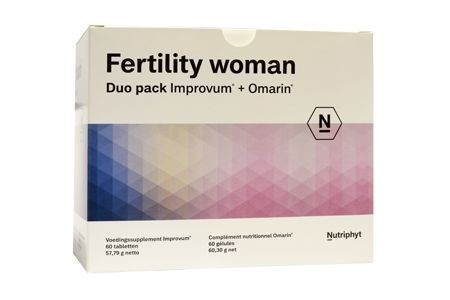 Nutriphyt Fertility woman duo 2 x 60 capsules (120 Capsules)