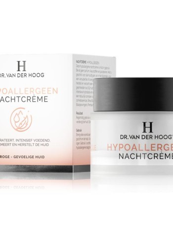 Dr vd Hoog Nachtcreme hypo allergeen (50 Milliliter)