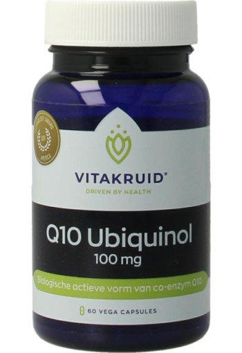 Vitakruid Co-enzym Q10 Ubiquinol actieve vorm Kaneka 100 mg (60 Vegetarische capsules)