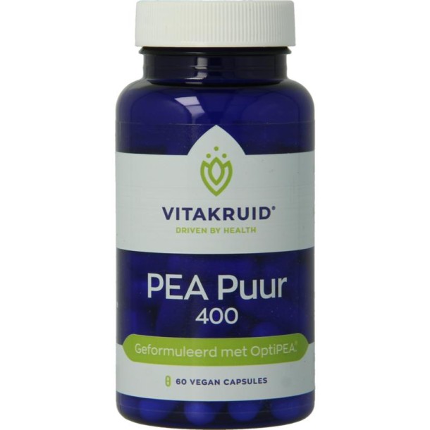 Vitakruid PEA Puur 400 (60 Vegetarische capsules)