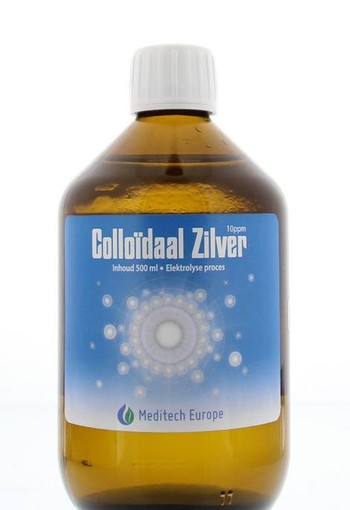 Meditech Colloidaal zilver water (500 Milliliter)