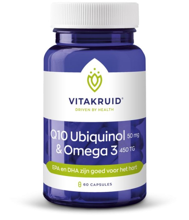 Vitakruid Q10 ubiquinol 50 mg & omega-3 325 mg (60 Capsules)