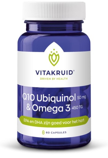 Vitakruid Q10 Ubiquinol 50 mg & Omega 3 450 TG (60 Capsules)