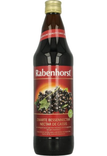 Rabenhorst Zwarte bes nektar bio (750 Milliliter)
