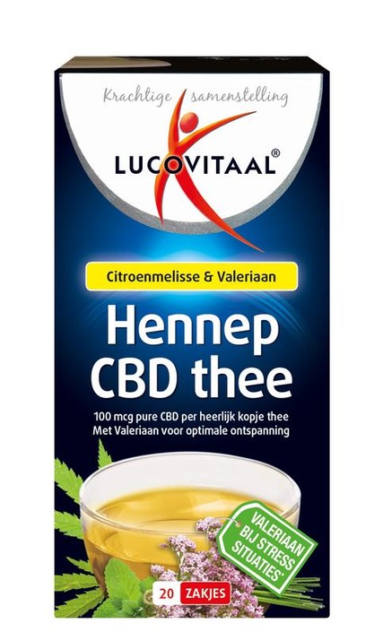 Lucovitaal Hennep CBD thee (20 zakjes)