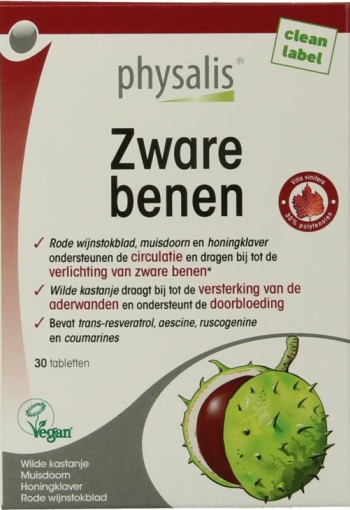 Physalis Zware benen (30 Tabletten)