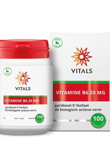 Vitals Vitamine B6 20 mg (100 Capsules)